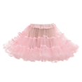 thumbnail image 1 of XEGLSBU Womens Skirts Fall Mini Women Petticoat Underskirt Swing Tutu Skirt Cute New Pink One Size, 1 of 4