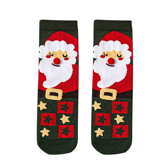 XEGLSBU Womens Socks no Show Black Womens Christmas Socks for Women Girls Funny Novelty Colorful Holiday Socks Socks for Women Long Pack Green One Size