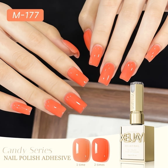 XEIJAYI 15ml Gel Polish   - Bright Nail Art With Alcohol-Free/LED Soak-Off Gel For Salon & DIY, Japanese-Korean Style Nail Designs, Nail Care, DIY Nail Design,