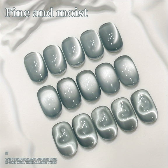 XEIJAYI 15ml Holographic Magnetic Cat Eye Gel Polish - Reflective Shimmer Nail Art With Alcohol-Free/LED Soak-Off Gel For Salon & DIY, Japanese-Korean Style Nail Designs, Nail Care, DIY Nail Design,