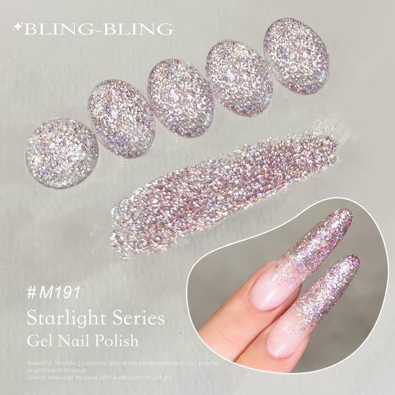 XEIJAYI 15ml Pastel Glitter Nail Designs- Bright Nail Art With Alcohol-Free/LED Soak-Off Gel For Salon & DIY, Japanese-Korean Style Nail Designs, Nail Care, DIY Nail Design,