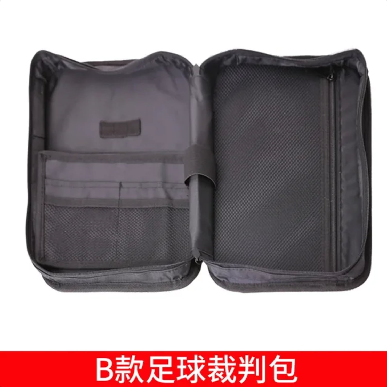 XEJEANG Professional Football Referee Bag with Whistle Vibrant Red and