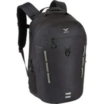 XELFLY Submersipack Waterproof Backpack - Submersible, Inflatable, Floating TPU Coated Durable Nylon Dry Bag with Airtight Zipper for Kayak, Fishing, Boating, Hiking, Paddle Board (Black, 25L)