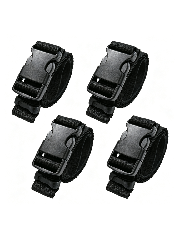 0.75\U201Dx48\U201D Utility Straps with Quick Release Straps with Clips | 4Pcs Adjustable Nylon Strap for Packing Travel Backpack Luggage