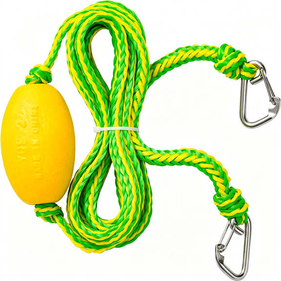 XENAKY Floating Kayak Tow Rope with Clips Quick Connect Rescue Line for Kayaks, Jet Ski Anchor Rope Towing Rope for Tying Kayaks Together, Kayak Accessories, 12Ft