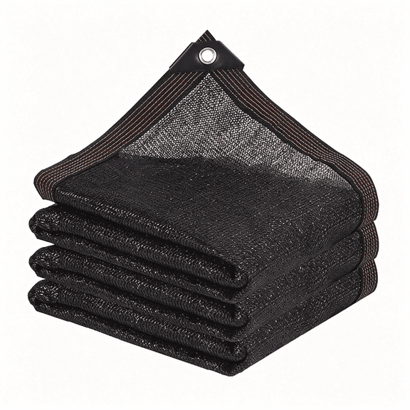 XENAKY Shade Cloth - Garden Shade Mesh Netting with Grommets Outdoor Sun Shade Cover for Pergola Patio Plants Greenhouse Chicken Coop Black Shading Rate 70% -90% (3X10Ft)
