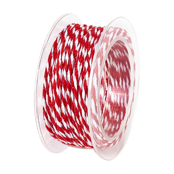 XENAKY Twine String, 32.8Ft Cotton Twines Bakers String Rope Craft Making Knitting Tags Twine Butchers Twine Diy Wedding Decor Supply Christmas Wrapping String Rope