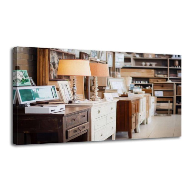 XEOSLKRH Wall Art Canvas Decor Print Vintage furniture home design