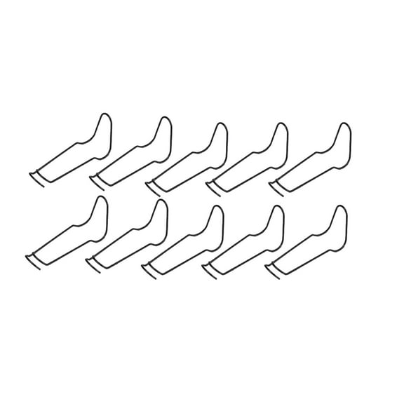 XEOVHV 10PC Plant Cages Connector, Vegetable Trellis Wire Clip, Plantn Cages Steel Buckle Fixing Clamp for Build Home Garden Greenhouse Plants Climbing Pipe Support Fixing Tool (11mm)