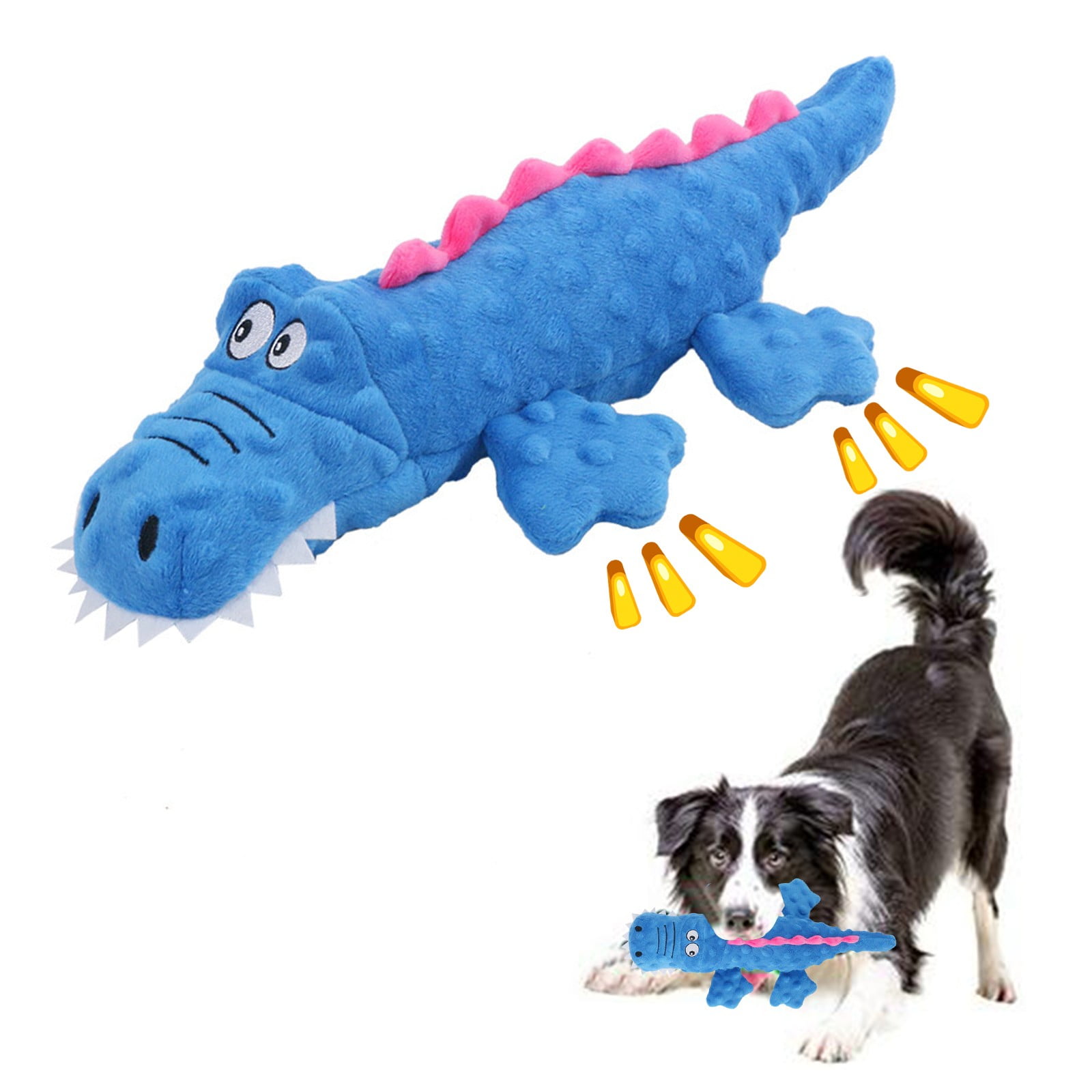 XEOVHV 2024 New Indestructible Robust Crocodiles Dog Toy for Heavy
