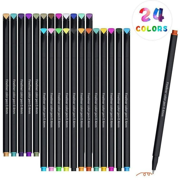 XEOVHV 24 Fineliner Color Pens Summer Promotion