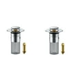 thumbnail image 1 of XEOVHV 2Pcs Bathroom Sink Stopper Hair Catcher, Pop Up Sink Drain Filter with Removable Stainless Steel Filter Basket Hair Catcher, for US Bathroom Sink Stopper Replacement, Bathroom Sink Drain Strain, 1 of 9