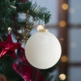 thumbnail image 1 of XEOVHV 4PCS Christmas Tree Ornaments Set, 5.9in Large Velvet Christmas Ornaments for Christmas Tree Decorations Shatterproof Hanging Flocked Ball Ornaments Holiday Party Indoor Home Decor, 1 of 9