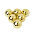 thumbnail image 1 of XEOVHV 6PCS Mini Gold Christmas Balls Ornaments Shatterproof Christmas Tree Ball Decorations 1.9" Plastic Glitter Decorative Hanging Balls for Xmas Tree Halloween Holiday Wedding Party Home Decor, 1 of 9