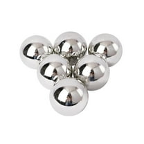 XEOVHV 6PCS Mini Silver Christmas Balls Ornaments Shatterproof Christmas Tree Ball Decorations 2.3" Plastic Glitter Decorative Hanging Balls for Xmas Tree Halloween Holiday Wedding Party Home Decor