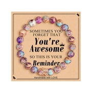 XEOVHV Beaded Bracelets for Teen Girls,Valentines Day Gifts for Her Teen Girl Gifts Ideas Teenage 12 Year Old Birthday Gifts Best Friend Women Granddaughter Niece Daughter Easter