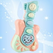 XEOVHV Children's Early Education, Enlightenment Music, Small Guitars, Light Projection, Musical Instruments, Baby Toys