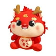 thumbnail image 1 of XEOVHV Chinese New Year 2024 Dragon Plush Lovely Doll, Lunar New Year Zodiac Stuffed Animals Lovely Dragon Boy Toy for Spring Festival for Home Decoration, Year of The Dragon 2024 Ideal Gifts, 1 of 7