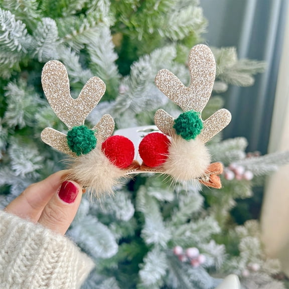 XEOVHV Christmas Headdress,Christmas Headband, Christmas Party Gift Decorations, Christmas Gift Photography, Christmas Tree Snowman Reindeer Antlers, Santa Claus Hat