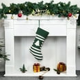 thumbnail image 1 of XEOVHV Christmas Stocking for Dogs Cats Pet Paw Stocking,18 Inches Large Puppy Kitty Bone Fireplace Christmas Trees Hanging Stocking Gift Candy Bag for Holiday Party Gift, 1 of 5