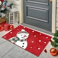 thumbnail image 1 of XEOVHV Christmas Welcome Doormat Merry Christmas Front Door Mat Red Non-Slip Door Rugs Indoor Outdoor Carpet Floor Mat for Farmhouse Home Office Yard Garden Decor, 15.7 x 23.6 in, 1 of 5