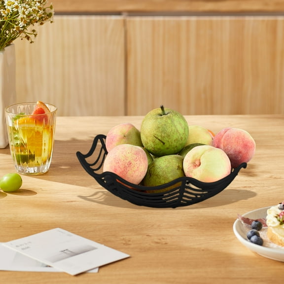 Begzeat Halloween Decoration Fruit Basket Arachnid Net Fruit Basket Snack Storage Basket