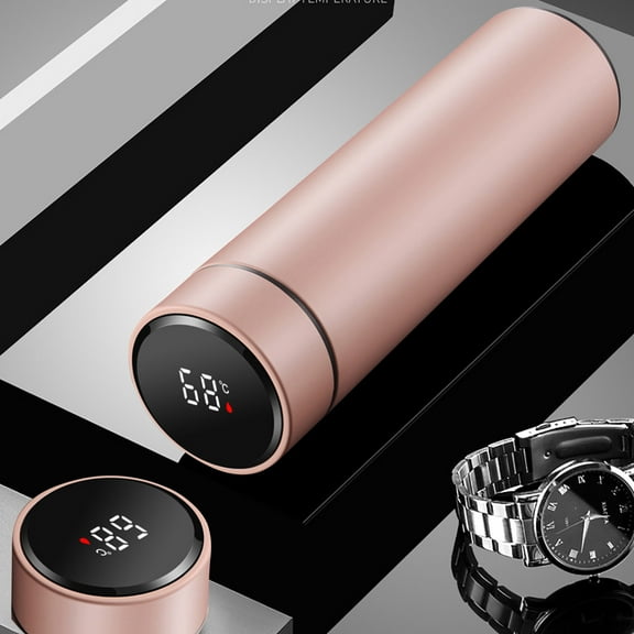 XEOVHV Coffee/Tea thermos, 21 Oz Smart Coffee bottle, LED Temperature Display Tea Infuser Bottle, Sports Water Bottle, Double Wall Vacuum Insulated Water Bottle, Stay Hot or Cold for 24 Hours