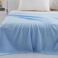 thumbnail image 1 of XEOVHV Cooling Blanket King Size, 100% Rayon Derived from Bamboo, Cool Summer Blanket for Hot Sleepers, Soft Comfy Lightweight Blankets for All Seasons (Blue, 39.37x35.43in) Best Gift Idea, 1 of 8