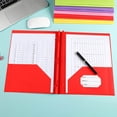 thumbnail image 1 of XEOVHV Frame View Poly Two-Pocket Folder, Plastic Folders With Pockets, Letter Size, Red,(Pack of 1), 1 of 8