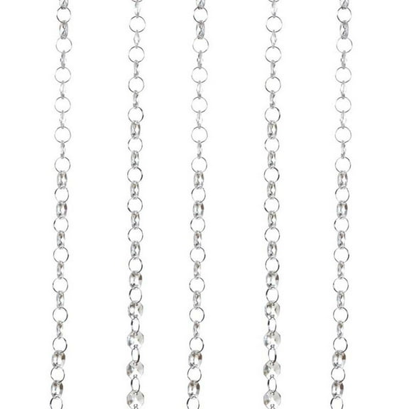 XEOVHV Glass Crystal Garland Strands, Hanging Chandelier Gem Bead Chain,14mm Clear Octagon Prism Diamond String Decorations for Wedding Party Manzanita Centerpiece Christmas Tree(39Inches)