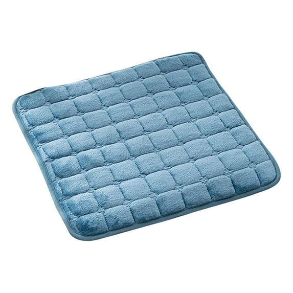 XEOVHV Good Support Office Chair Cushion Padded, Soft Velvet Comfortable Non-Slip Seat Cushion for Computer Desk Kitchen Chair (1 Count)