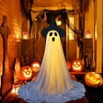 thumbnail image 1 of Begzeat Halloween Decorations Outdoor,Halloween Party Decorations Indoor,Spooky Ghost Decor with String Lights,Halloween Ghost Lights for Porches Yards Gardens Lawn, 1 of 8