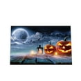 thumbnail image 1 of XEOVHV Halloween Door Mat Outdoor, Trick or Treat Mat Halloween Decor Welcome Doormat Small Fall Front Carpet Scary Rug for Outside Entrance Decorations & Indoor Bath Bedroom Floor (15x23 Inch), 1 of 2