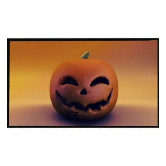 XEOVHV Halloween Door Mat Outdoor, Trick or Treat Mat Halloween Decor Welcome Doormat Small Fall Front Carpet Scary Rug for Outside Entrance Decorations & Indoor Bath Bedroom Floor (15x23 Inch)