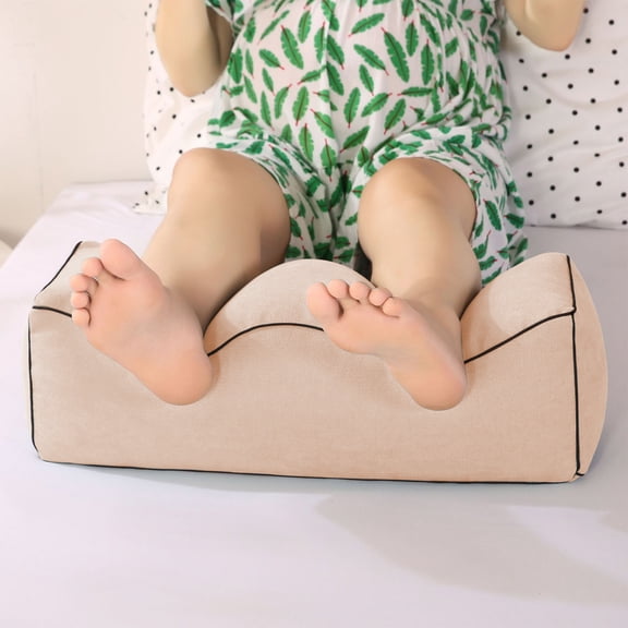 XEOVHV Leg Elevation Pillows for After Surgery, Injuries, or Rest, Memory Foam Knee Pillow for for Side Sleepers with Insert Pad Foot Pad Relax Leg Cushion for Home, Office,Green,21.65X6.7X6.7inches