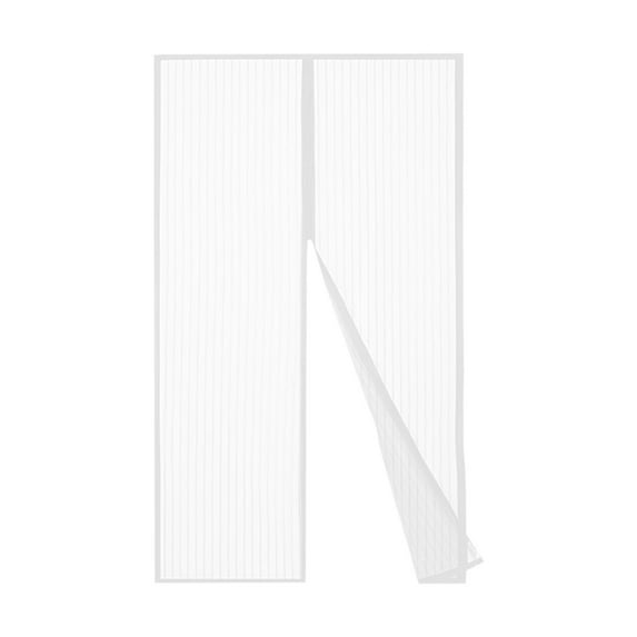XEOVHV Magnetic Screen Door Fits Doors up to 36 x 82 Inches Max, Screen Size 38" x 83" Heavy Duty Screen Mesh Net Keeps Bugs Out, Self Sealing Hands Free Mesh Partition, Pet and Kid Friendly