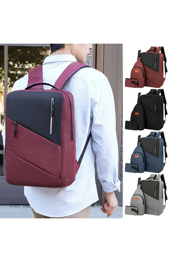 New Fashion Backpack For Men'S Students - Multifunctional School Bag, Travel Bag, And Business Computer Bag With Adjustable Shoulder Straps - Ideal For Daily Use, Vacations, And Outdoor
