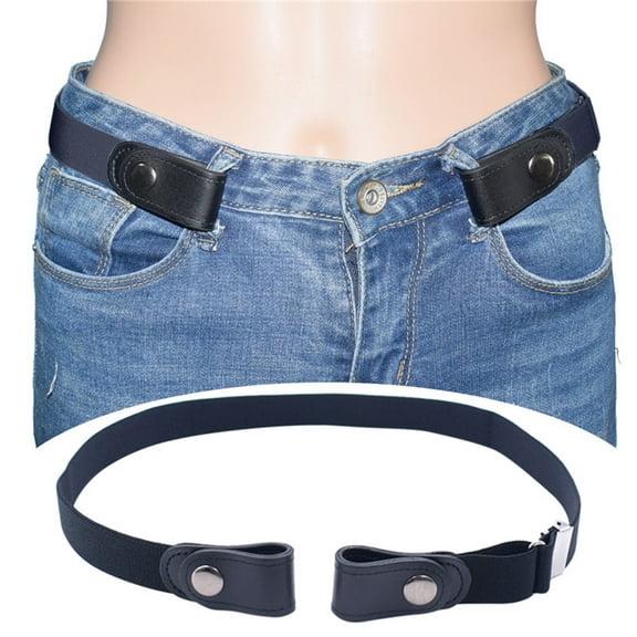 XEOVHV No Buckle Lazy Belt Elastic Men And Women Elastic, Suitable For All Pants