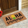 thumbnail image 1 of XEOVHV Pineapple Component Door Mat Welcome Floor Doormat 23.62 X 15.75in Non Slip Floor Mat Summer Holiday Funny Novelty Door Mats Indoor Outdoor Decor, 1 of 8