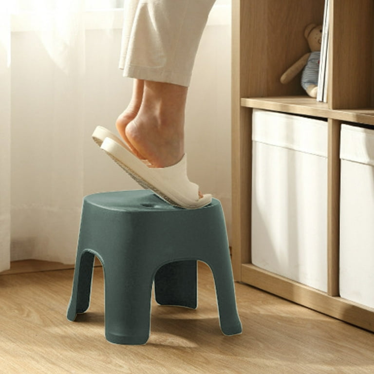 XEOVHV Plastic Step Stool Shower Foot Stool 8 Inch High One Step Stool Small Plastic Step Stool for Home Office Garage Stools Laundry Bathroom Walmart