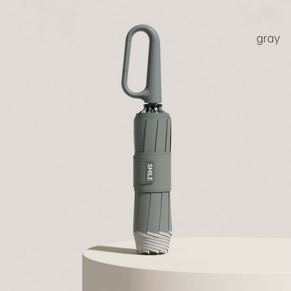 XEOVHV Ring Buckle Umbrella,2024 NEW Reflective Safety Strip, Sturdy Windproof, Travel Portable, Reverse Automatic Umbrella, Portable Folding Umbrella for Rain&Sun, Ring Buckle Umbrella