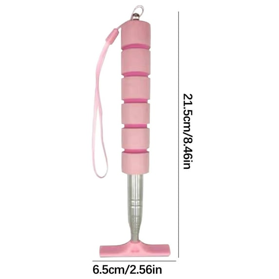 XEOVHV Side Mirror Squeegee,Car Mirror Squeegee,Retractable Car Rearview Mirror Wiper,Portable Car Cleaning Tool for Rainy Foggy Weather,Universal Car Accessories(Pink)