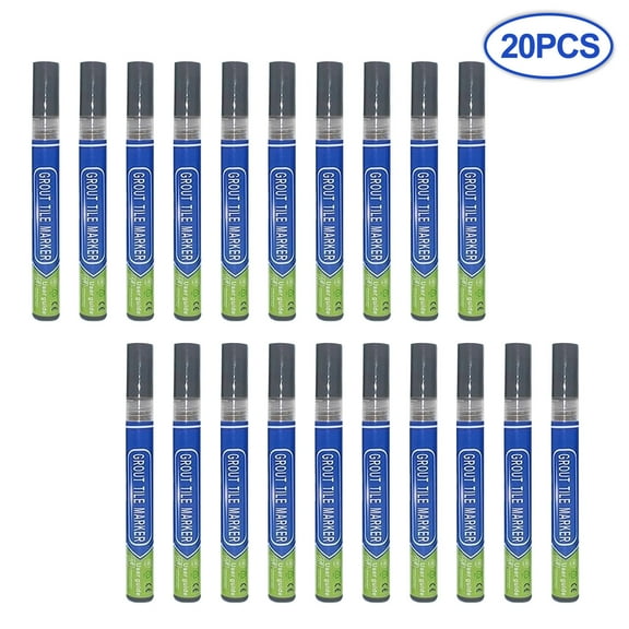 XEOVHV Tile Beauty Styling Pen Bathroom and Grout Marker Pen 80ml (Dark gray)