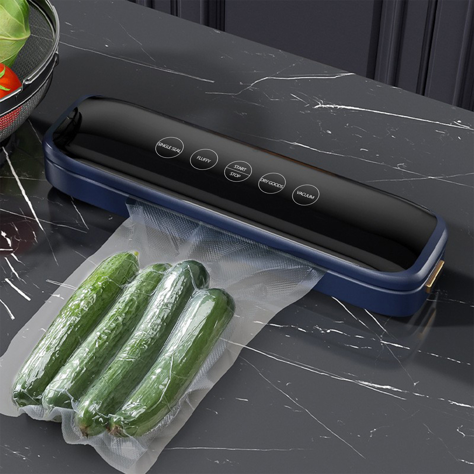 LKKNC 75Kpa Vacuum Sealer Machine - 6-in-1 Food Saver With Digital Timer & Dry/Moist Modes 1 thumbnail image