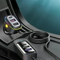 thumbnail image 1 of XEOVHVLJ Clearance Car Fast Charger Multi-function 66W Car Charger Car Rear Phone Charger LED Atmosphere Light 6-port Expansion Widely Intelligent Charging Promotional Products, 1 of 4