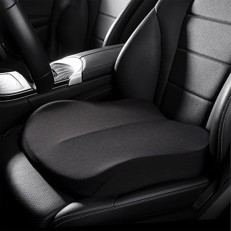 XEOVHV Car Seat Cushion Comfort Memory Foam Car Cushion Non Slip Auto Booster Seat Cushion for Improve Driving Vision Suitable for Vehicles Trucks