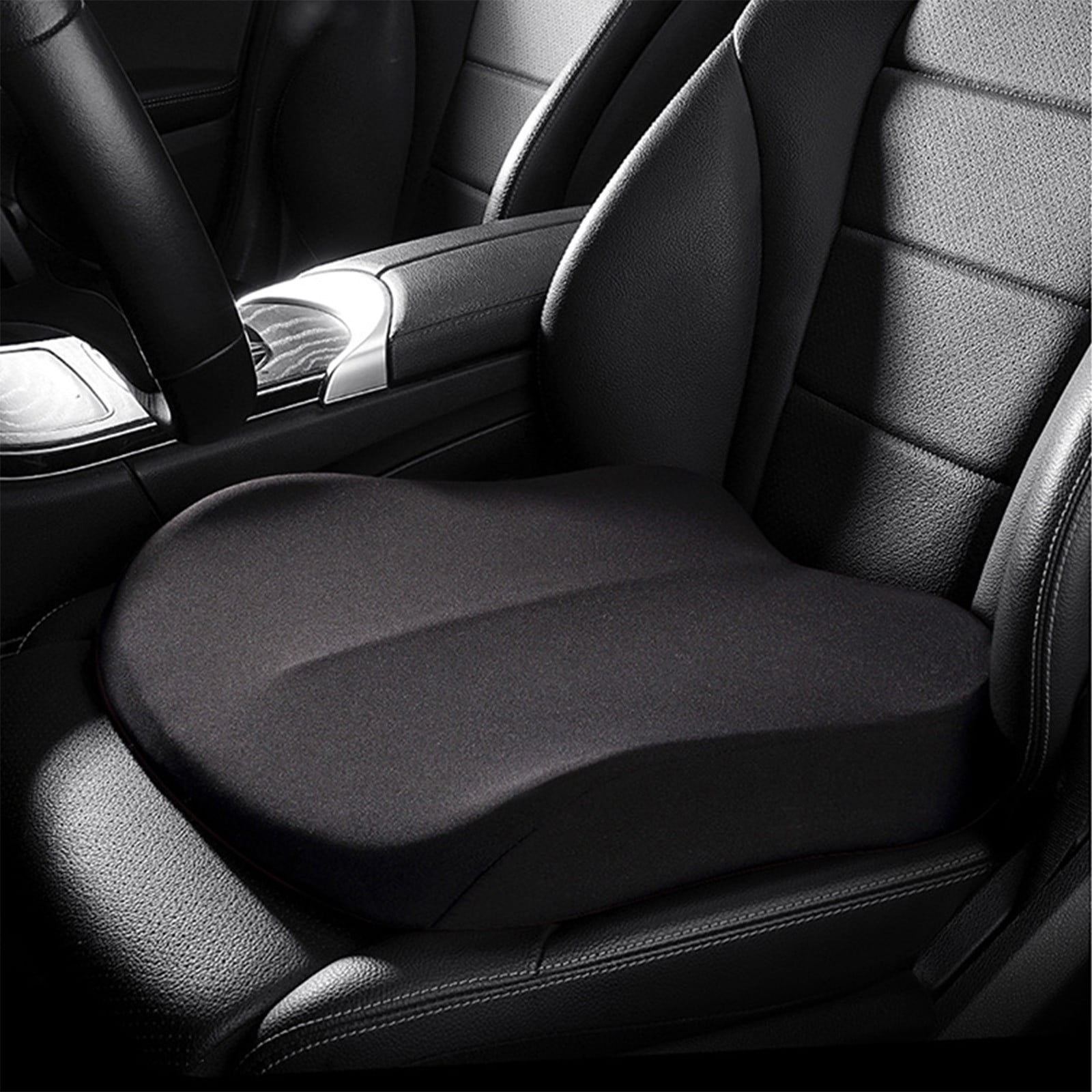 Xeovhv Xeovhvlj Clearance Car Wedge Seat Cushion for Car Seat Driver/Passenger- Wedge Car Seat Cushions for Driving Improve Vision/Posture - Memory Foam Car