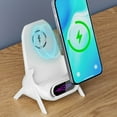 thumbnail image 1 of XEOVHVLJ Portable Wireless Charger Stand with Speaker for All Phones White, 1 of 7