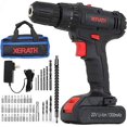 thumbnail image 1 of XERATH 20V Max Cordless Drill Driver, 0-1500 RPM, 1 of 11