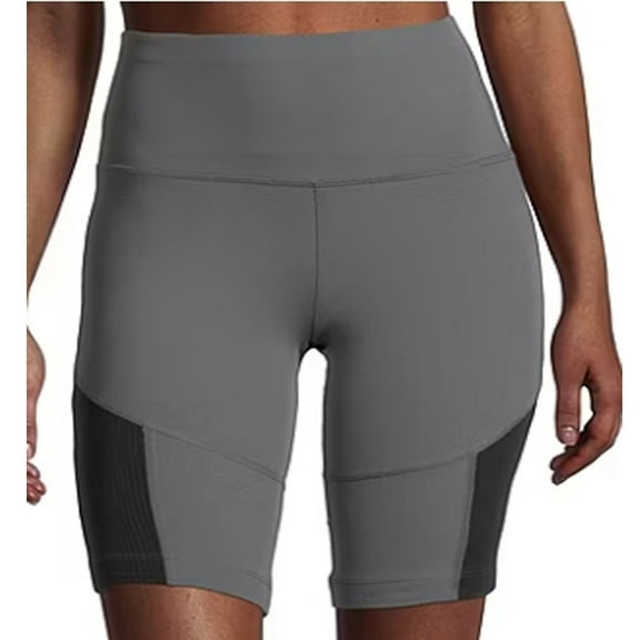XERSION Women's High-Rise Fitted Quick Dry Cycling Short, Classic Charcoal, Size XS